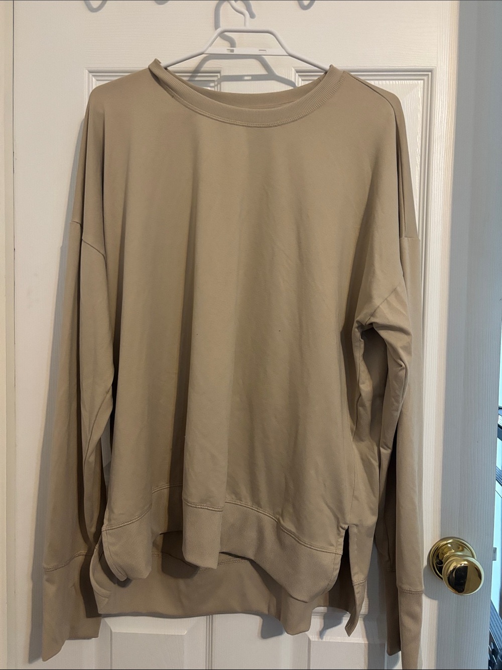 Bench Men's Crewneck Sweater in Light Beige